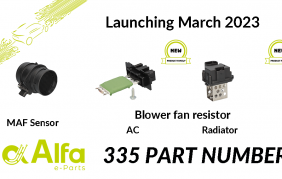 I nuovi ricambi auto di Alfa e-Parts