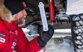 Così gli ammortizzatori KYB sfidano il freddo più estremo