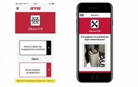 Le nuove funzionalità per l'App KYB Suspension Solutions