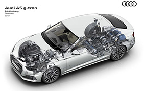 Audi A5 Sportback g-tron l'era del metano!