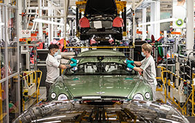 Per Bentley una ripresa graduale della produzione