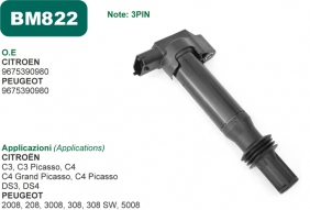 Mecra comunica la disponibilità della Bobina accensione BM822