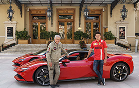 Ferrari e Leclerc in un cortometraggio con la SF90