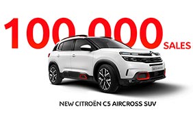 Citroen C5 Aircross taglia il traguardo delle 100.000 vendite!