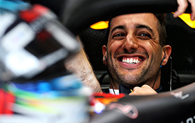 Daniel Ricciardo con la scuderia Renault Formula 1 dal 2019