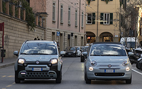 Fiat 500 e Panda Hybrid con D-Fence Pack