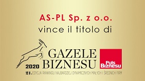 AS-PL vince il titolo di Gazela Biznesu 2020