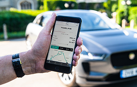 Nuova app Go I-Pace: mai più senza carica