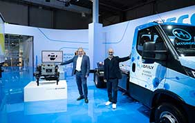 Iveco e Hyundai presentano il primo furgone a celle a combustibile