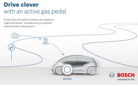 Con Bosch il pedale del gas diventa intelligente e sicuro