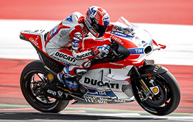 Il Ducati Team primo nei test in Austria