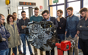 Il nuovo due litri turbo Alfa Romeo all’Università degli Studi Roma 3
