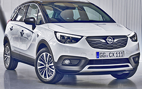 Opel Crossland X: alluminio e turbo