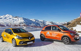 Renault Sport sigla una partnership con l' Ice Driving Val Thorens