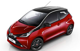 Toyota Aygo X-Cite Red Bi-tone