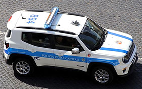 Jeep Renegade: 40 esemplari PHEV alla Polizia Locale di Roma