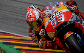 Marc Marquez vince al Sachsenring