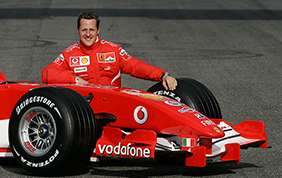 Freddezza e lucidità d'azione: Michael Schumacher