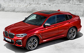 BMW X4 model year 2018: trazione integrale ed efficienza