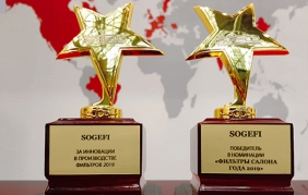 Al filtro abitacolo Sogefi l’Automotive component of the year 2019