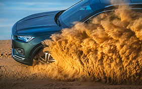 Seat Terraco: performance impeccabile nel deserto africano
