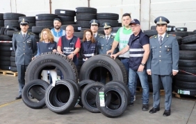 Super sequestro di pneumatici non sicuri
