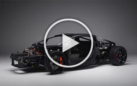 Lamborghini LB744: la supersportiva ibrida con struttura in fibra di carbonio