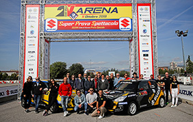 Suzuki Swift Sport con Aci nel Rally Italia Talent