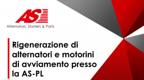 Rigenerazione di alternatori e motorini d'avviamento di AS-PL