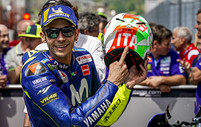 Al Mugello, terzo gradino del podio per Valentino Rossi