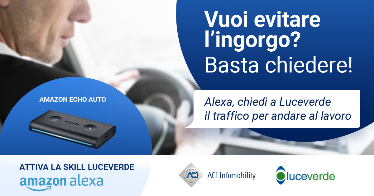 Vuoi notizie sul traffico? Chiedi ad Alexa.