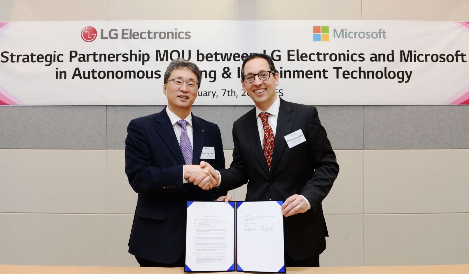 LG-Microsoft insieme per la guida autonoma