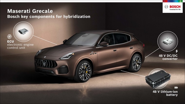 Bosch e Maserati: sicurezza, prestazioni e emissioni ridotte