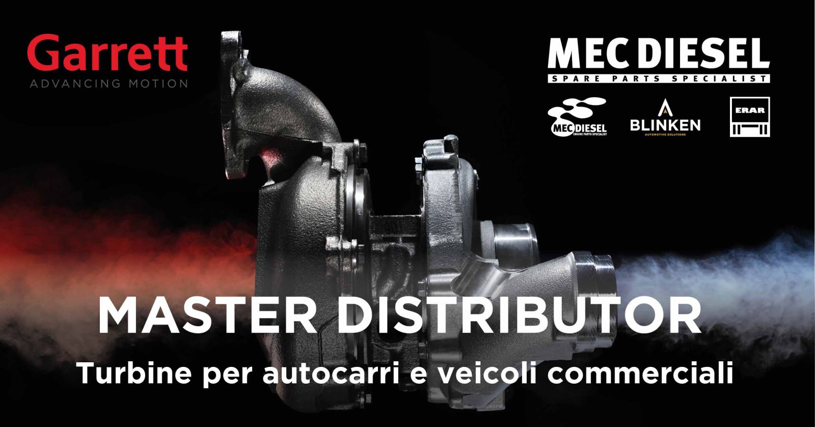 Mec-Diesel diventa Master Distributor Garrett in Italia
