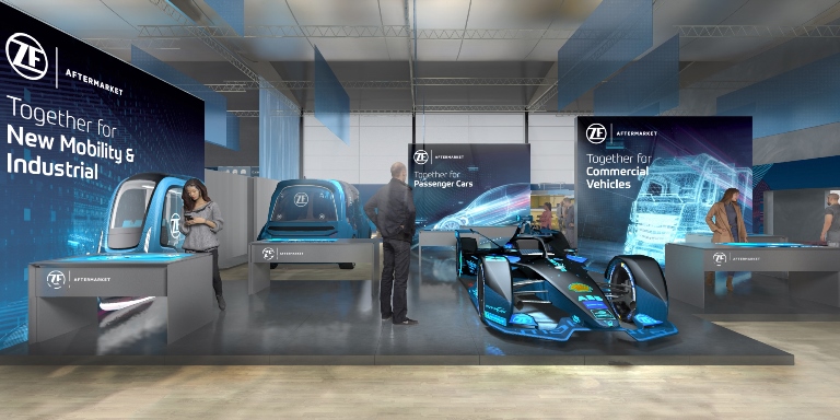 Automechanika Francoforte: ZF elettrifica l'aftermarket