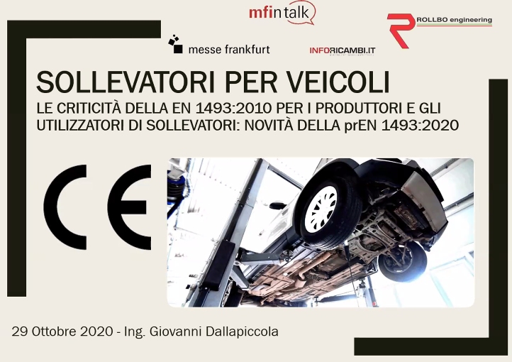 Attrezzature e know-how per un'officina sicura, il webinar di Inforicambi e Messe Frankfurt