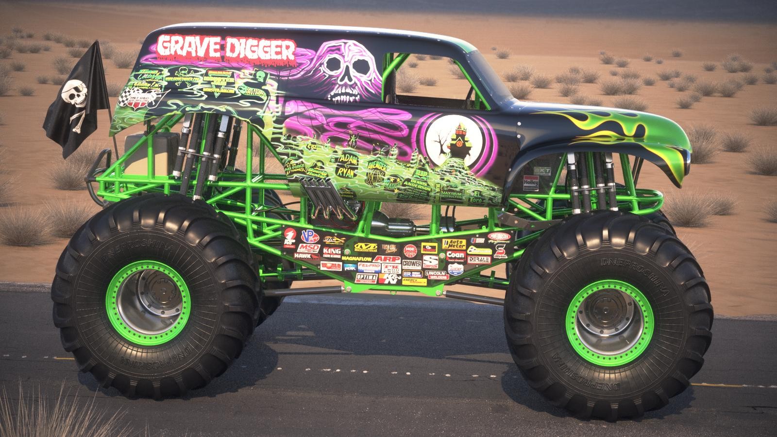 Camioncino Grave Digger