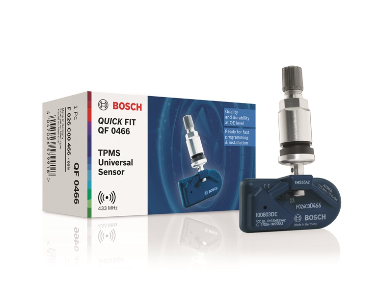 Monitoraggio pressione pneumatici: ecco il nuovo dispositivo di Bosch per l'aftermarket 