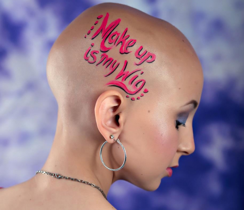 Il make up, la parrucca di Talia
