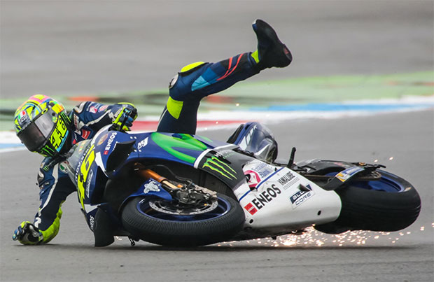 Valentino Rossi - Caduta Mugello 2016