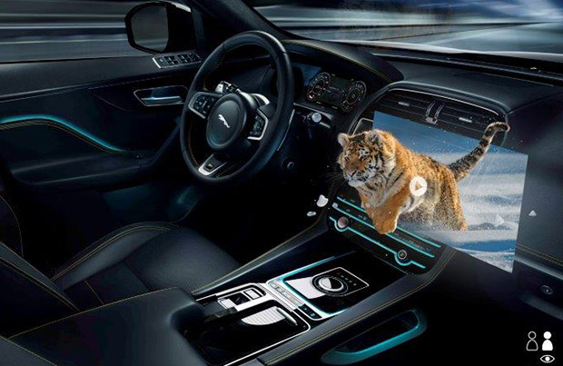 Jaguar Head-Up Display 3D