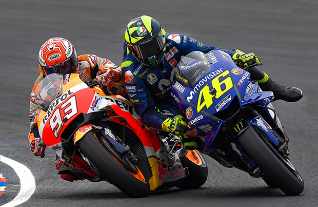Scontro Rossi vs Marquez