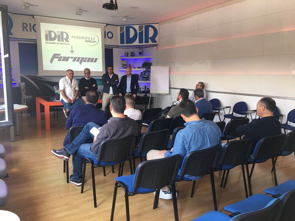 da sinistra: Sergio Monzeglio - Amministratore delegato Idir Spa, Massimo Carrino – Responsabile tecnico Formau srl, Giacomo Maurelli - Amministratore Maurelli Distribuzione Spa, Claudio Bonanni - Amministratore Formau srl