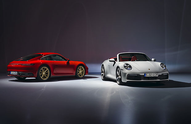 Nuova Porsche 911 Carrera Coupé e Cabriolet