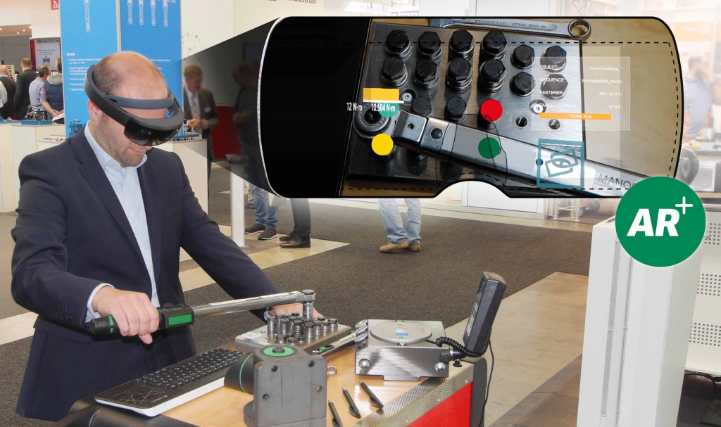smart glasses per il serraggio controllato