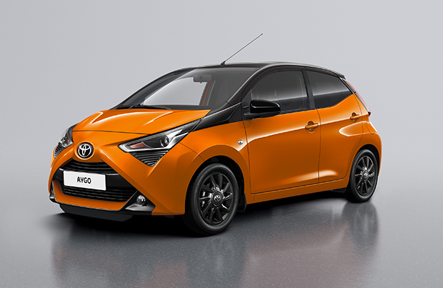 Toyota Aygo x-wave orange