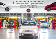 Fiat Auto Poland: 1 milione di Fiat 500 prodotte dallo stabilimento di Tychy