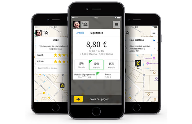 mytaxi e Hailo per la più grande app di prenotazione taxi in Europa.