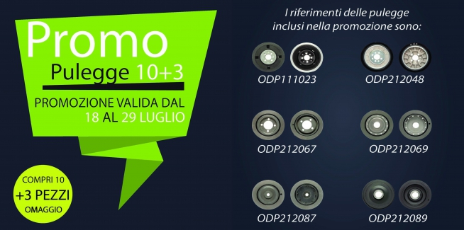 Promo Pulegge 10+3