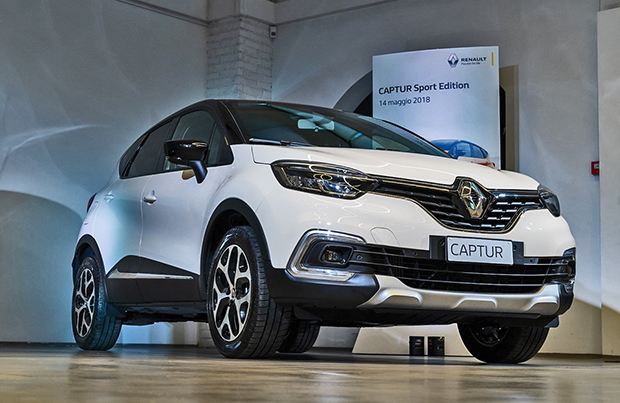 Nuova Renault Captur Sport Edition e Sport Edition al Quadrato
